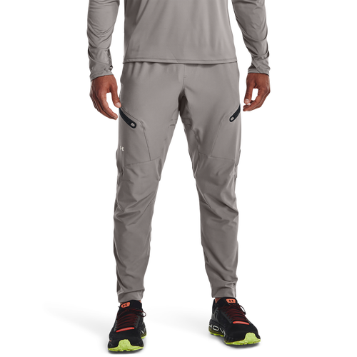 

Under Armour Mens Under Armour Terrain Woven Pants - Mens Pewter/Reflective Size M
