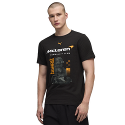 Men's - PUMA McLaren Driver1 T-Shirt  - Orange/Black