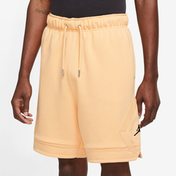 Men's - Jordan Essential Statement Fleece Shorts - Black/Yellow