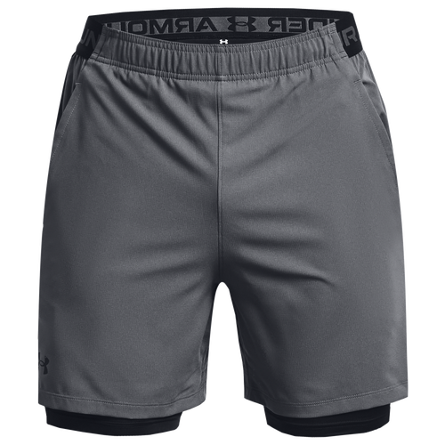 

Under Armour Mens Under Armour Vanish Woven Shorts With Heat Gear - Mens Pitch Gray/Black/ Black Size M