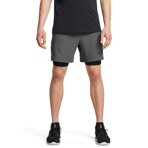 

Under Armour Mens Under Armour Vanish Woven Shorts With Heat Gear - Mens Castlerock/Black/Black Size 3XL