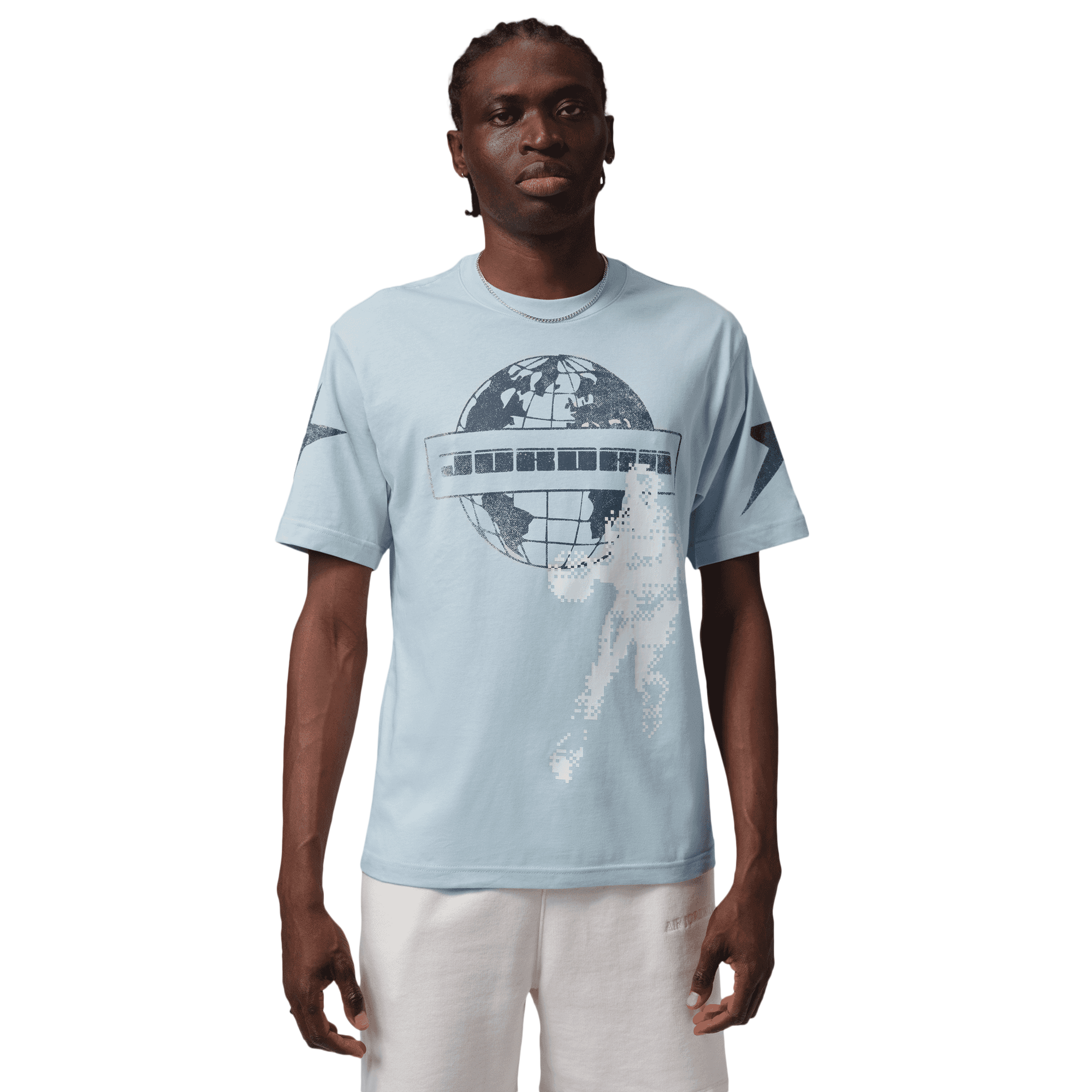 Jordan Star Graphic Short Sleeve Crew  - Men's