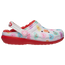 Crocs Classic Lined Sweetheart Clog - Women's White/Red
