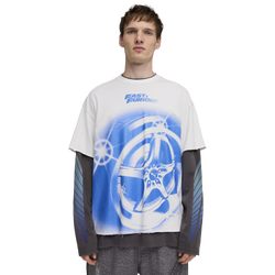 Men's - PUMA x Fast & Furious Long Sleeve T-Shirt  - White/Grey
