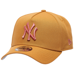 Adult - New Era Yankees 9Forty Pastel Cap  - Tan/Tan/Pink
