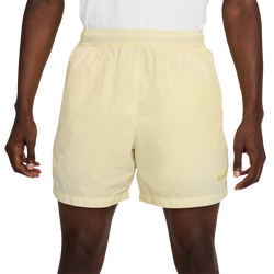 Men's - Nike NRG Nocta CS Woven Shorts  - Gray/Yellow