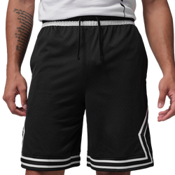 Men's - Jordan Dri-FIT SPT 9" Diamond Shorts  - Black/White