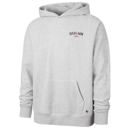 47 Brand Mens Texas A&M Aggies Constant Hoodie - - Gray