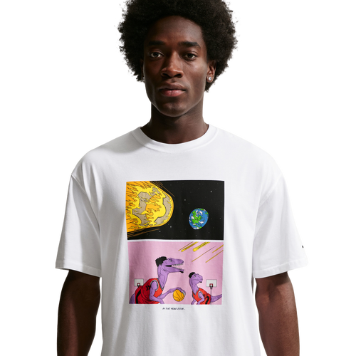 Nike Men's LeBron James T-Shirt Long Sleeve - Size L - White