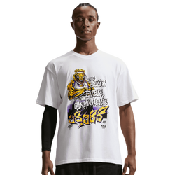 Men's - Nike LeBron James M90 T-shirt  - Multi/White