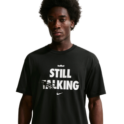 Men's - Nike LeBron James T-Shirt Long Sleeve  - Black