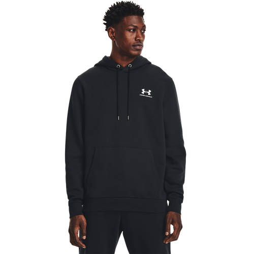 

Under Armour Mens Under Armour Essential Fleece Hoodie - Mens Black/White Size XLT