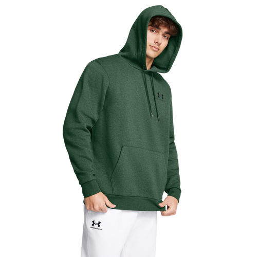 

Under Armour Mens Under Armour Essential Fleece Hoodie - Mens Forest Green/Forest Green Size L