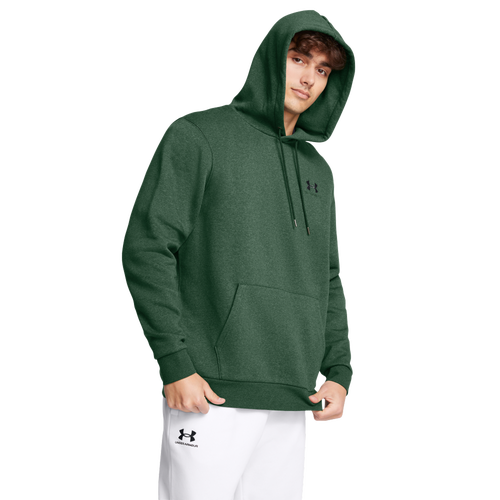 

Under Armour Mens Under Armour Essential Fleece Hoodie - Mens Forest Green/Forest Green Size S