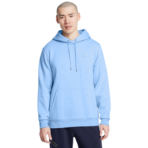 

Under Armour Mens Under Armour Essential Fleece Hoodie - Mens Horizon Blue/Horizon Blue Size M