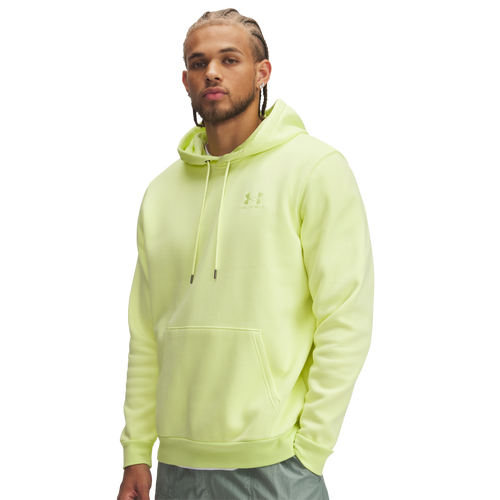 MENS - Under Armour Essential Fleece Hoodie - Sonic Yellow
