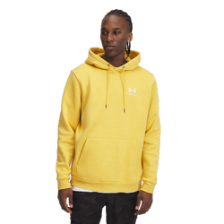 Men's - Under Armour Essential Fleece Hoodie - Noble Gold/White