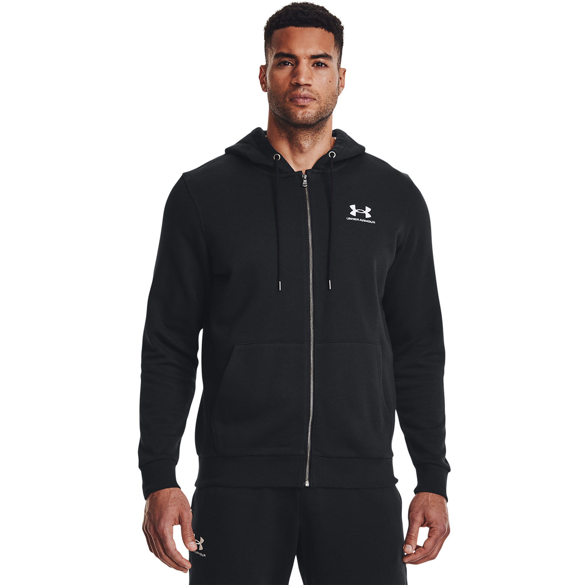 Under Armour Essential Fleece Full-Zip Hoodie - Men's | Foot Locker