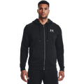 Under Armour Essential Fleece Full-Zip Hoodie - Under Armour Black/White