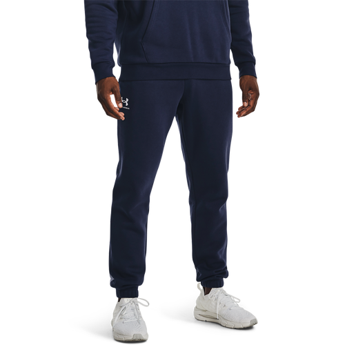 

Under Armour Mens Under Armour Essential Fleece Joggers - Mens Midnight Navy/White Size XXLT