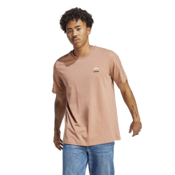 Men's - adidas Originals Cleaner Planet T-Shirt  - Beige/Multi