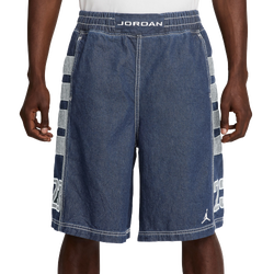 Men's - Jordan Flight Club Baggy Shorts  - Blue/Grey/White