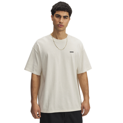 Men's - Under Armour HW OS Logo T-Shirt  - Stone/Black