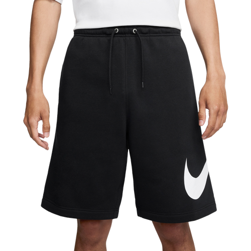Nike Men's Club Graphic Shorts - Size S - White/Black