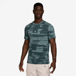 Men's - Jordan MVP Short Sleeve AOP Crew  - White/Teal