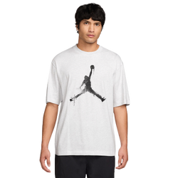 Pour hommes - Jordan Haut à col ras du cou à manches courtes Jumpman de collège Brooklyn - Chiné/Noir