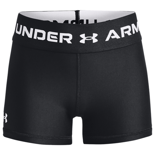 

Girls Under Armour Under Armour Armour Shorty - Girls' Grade School Black/White Size XL