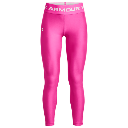 

Girls Under Armour Under Armour Armour Leggings - Girls' Grade School Rebel Pink/White Size XS