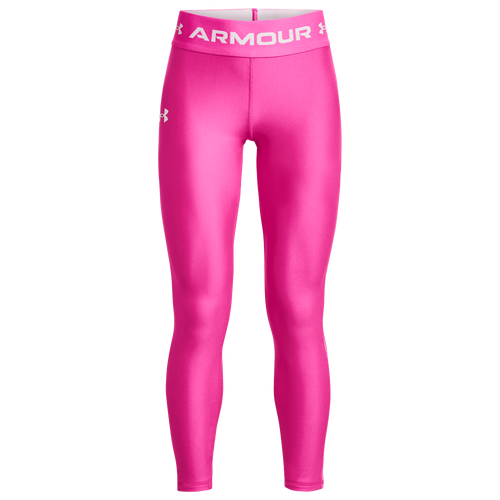 

Girls Under Armour Under Armour Armour Leggings - Girls' Grade School Rebel Pink/White Size L