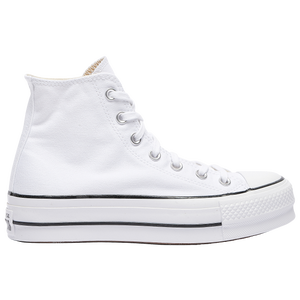 Platform on sale white converse