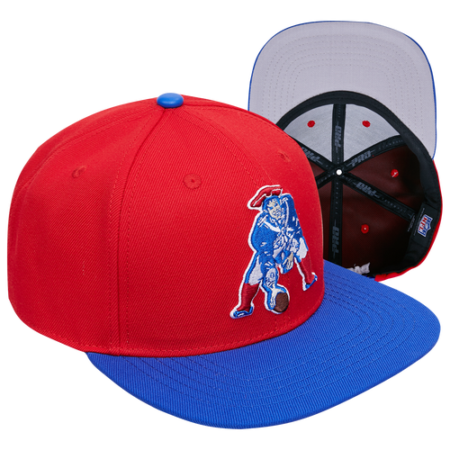 

Pro Standard Mens Pro Standard Patriots Multi Logo Wool Snapback Hat - Mens Red/Blue Size One Size