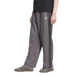 Men's - adidas Originals Firebird Adicolor Baggy Track Pants  - Black/Black
