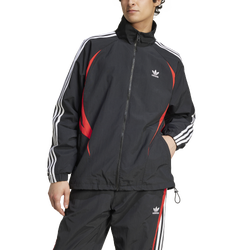 Men's - adidas Originals Archive Track Top - Black/Better Scarlet