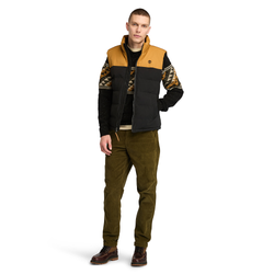 Men's - Timberland Welch Mountain DWR Puffer Vest  - Beige/Black