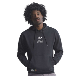 Men's - adidas Originals Bob Marley Hoodie  - Black/White