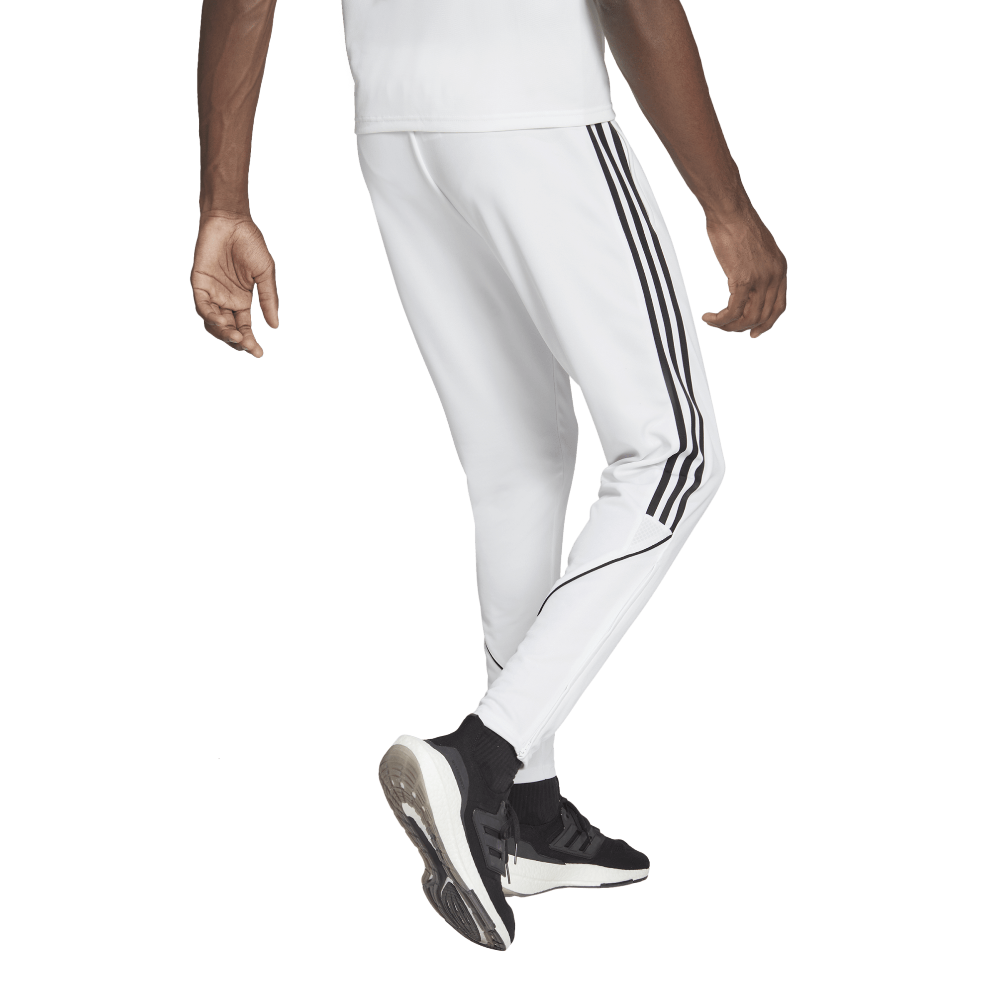 Adidas track store pants mens white