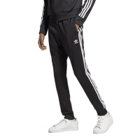 adidas Tricolor Sweat Track Pants Black Bottoms Originals Joggers Men Size