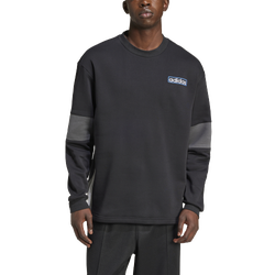 Men's - adidas Originals Adibreak Fleece Crew - Black