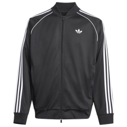 Men's - adidas Super Star Loose Track Top  - Black/White