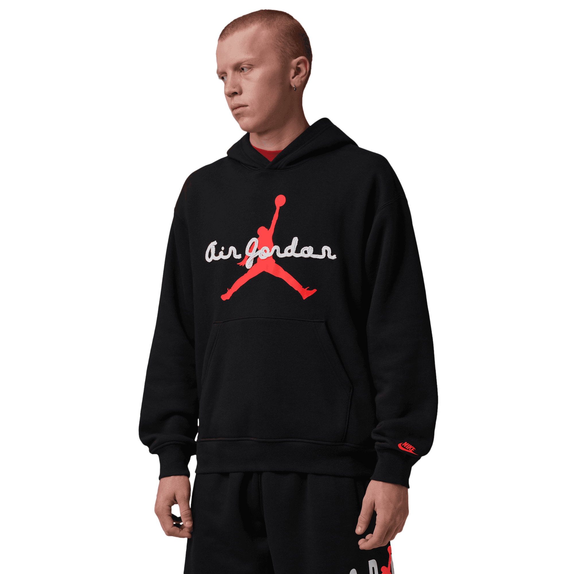 Jordan AJ6 Script Brooklyn Fleece Pullover Hoodie - Men's | Foot