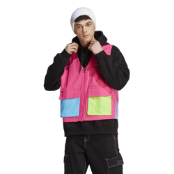 Men's - adidas Kid Core Woven Vest  - Green/Pink