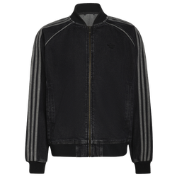 Men's - adidas Originals Superstar adicolor Denim Track Top  - True Black Denim