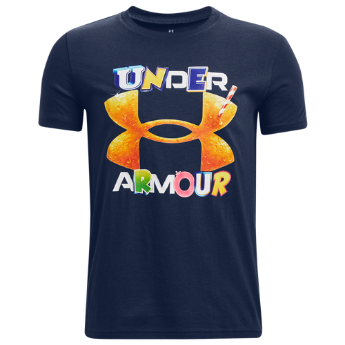 

Boys Under Armour Under Armour Endorsed Short Sleeve T-Shirt - Boys' Grade School Academy/White Size XL