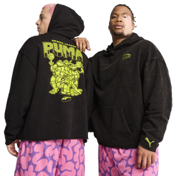 Men's - PUMA Hoops x TMNT Hoodie  - Black/Green