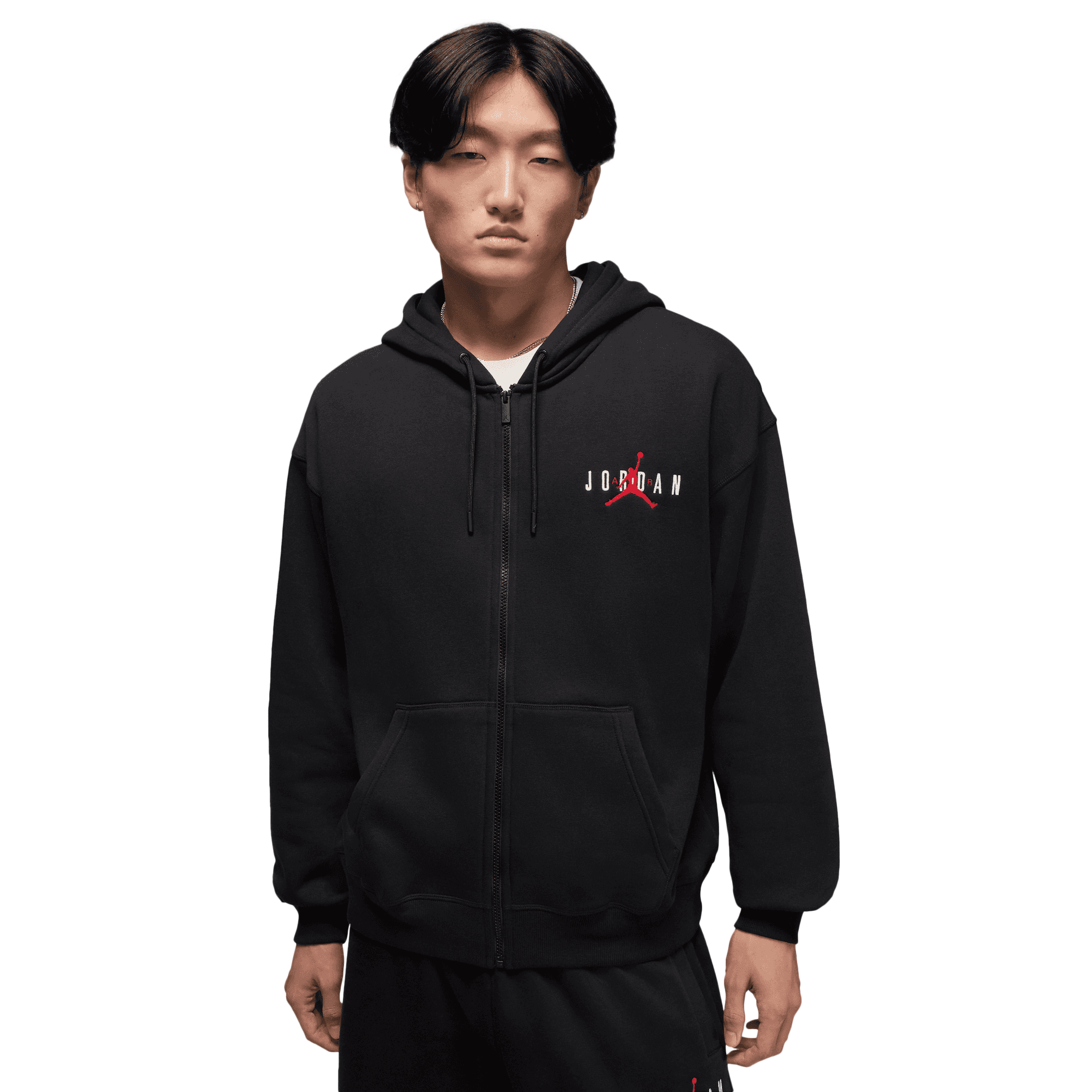 Jordan Brooklyn Oversize Stretch Full-Zip Hoodie - Men's | Foot