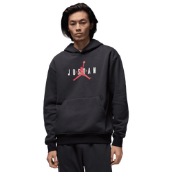 Men's - Jordan Brooklyn Fleece Pullover GEL ASW - Off Noir/Black